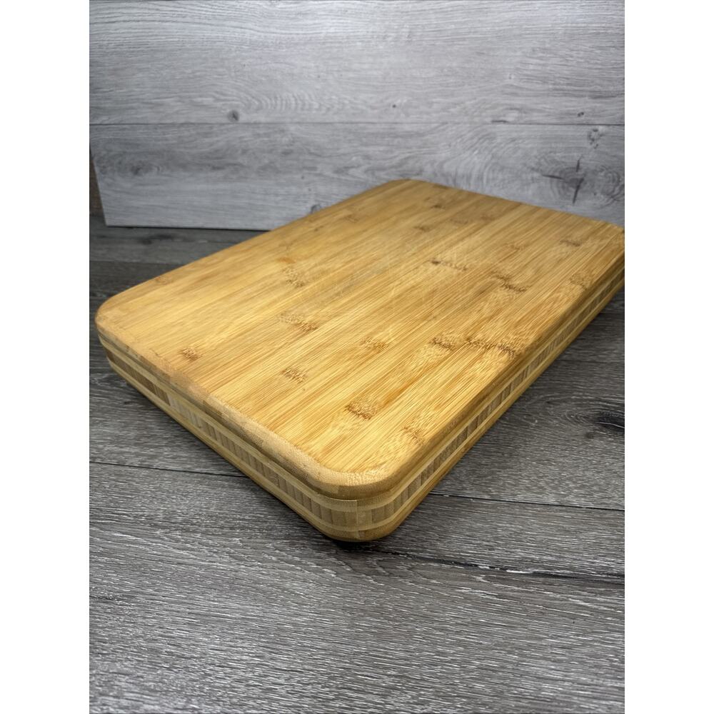 Totally Bamboo Bamboo Big Easy Chopping Block, 19" x 13.5"
